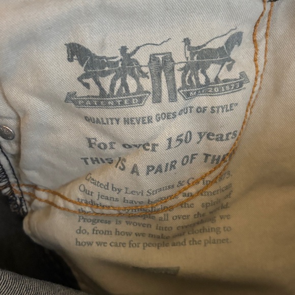 527 W33 L32 Levi's Men's Blue Jeans - Picture 5 of 5